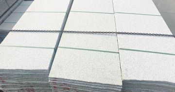 兰州芝麻白毛板，石材毛板