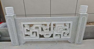 兰州芝麻白河道栏杆 桥栏杆