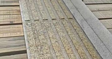 兰州黄金麻盲道石 盲条