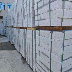 兰州芝麻白路牙石，路侧石