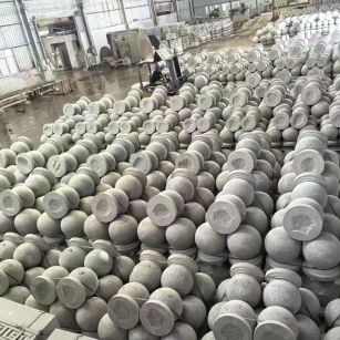 兰州芝麻白圆球 石球 挡车球