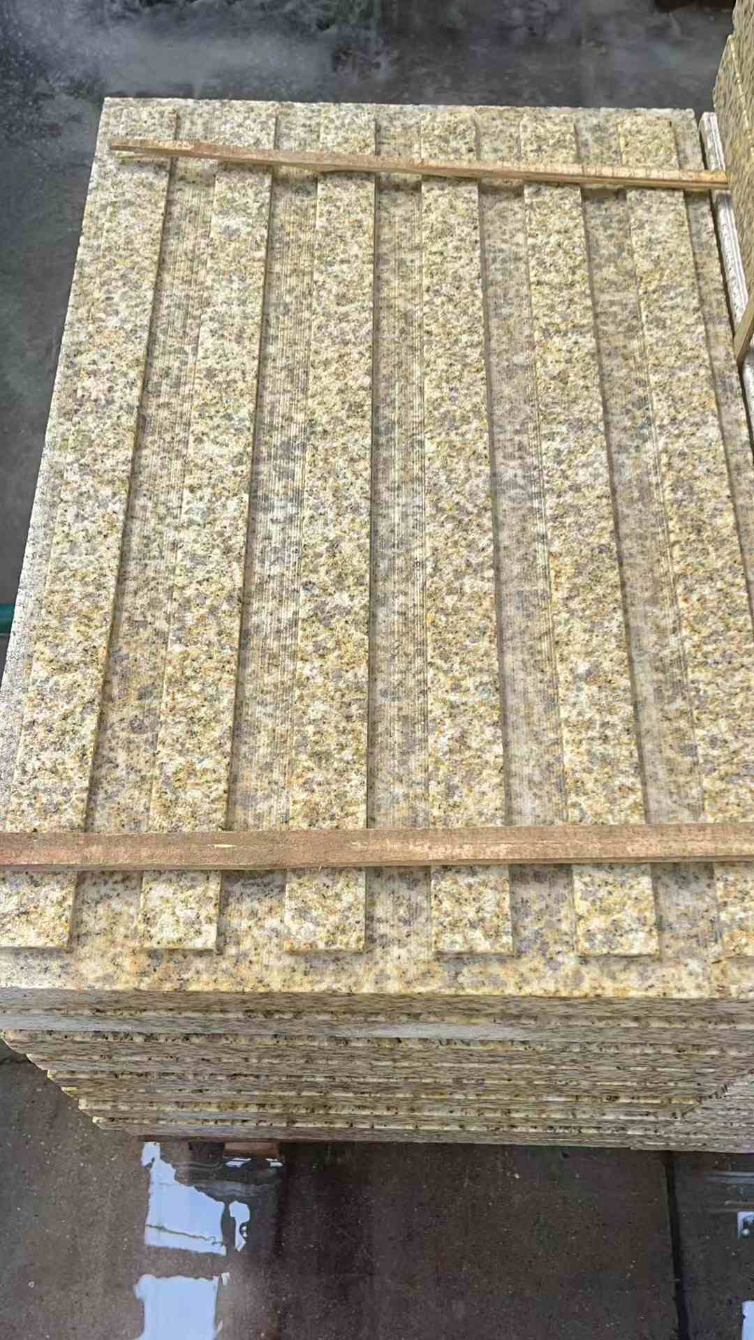 兰州黄金麻盲道 石材盲道